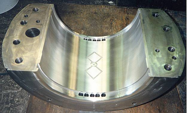 babbitt bearing centrifugally cast and machined